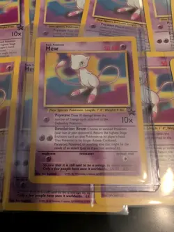 Mew #8 Black Star Promo Rare Vintage Pokemon Card - NM - Image 1