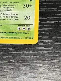 Pokemon TCG Nidoking Base Set 2 11/130 Holo Rare 2000 Wizards Stage 2 90 HP - Image 5