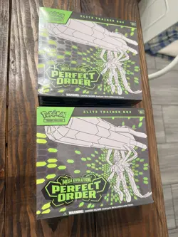 Lot (2) Pokemon TCG ME03 Perfect Order ETB NEW & SEALED FREE SHIPPING - Image 1