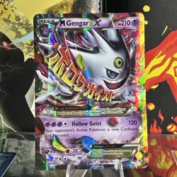 Pokemon TCG M Gengar EX XY166 XY Mega Evolutions promo lp - Image 1