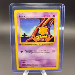 Pokemon TCG: 1999 Base Set Abra 1st Edition Shadowless 43/102 - Image 3