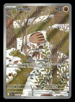 Pokemon Swinub #106/100 tcg Near Mint or Better - Image 1