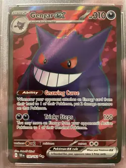 Pokemon PSA 8 Temporal Forces Gengar ex 193/162 Holo - Image 5