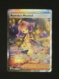 Acerola's Mischief 183/132 Me01: Mega Evolution Holo Pokemon TCG SIR - Image 1