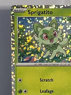 Sprigatito 001/015 McDonald's Promos 2023 Promo Holo NM - LP Pokemon TCG - Image 2
