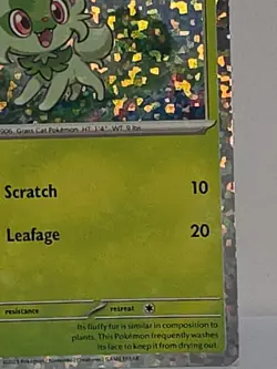 Sprigatito 001/015 McDonald's Promos 2023 Promo Holo NM - LP Pokemon TCG - Image 5