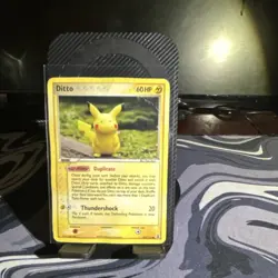 Pokemon Ditto (Pikachu) EX Delta Species 63/113 Regular 60 HP Thundershock - Image 1