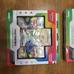 Pokemon TCG First Partner Illustration Collection Series 1 New Sealed 2x - Image 2
