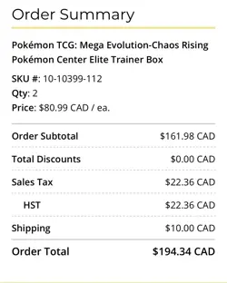 Pokemon Center Elite Trainer Box ETB Chaos Rising Pokemon TCG Presale Sealed - Image 2