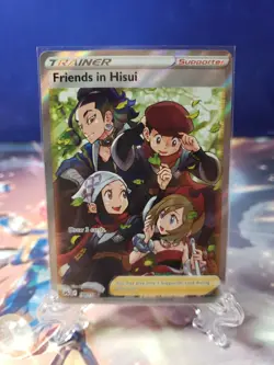 Pokemon TCG Friends in Hisui 148/159 Crown Zenith Full Art Trainer - Image 1