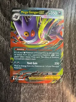 Pokemon TCG Mega Gengar EX 56/94 Phantasmal Flames NM - Image 1