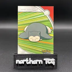 2000 Topps Pokemon TV Animation Heroes & Villains Snorlax #HV14 NON HOLO NMT - Image 1