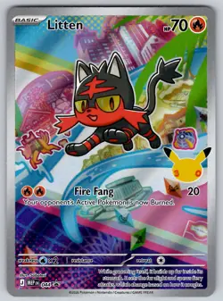 Litten - 044 044 ME: Mega Evolution Promo NM Pokemon Promo - Image 1