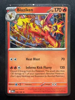 Blaziken Cosmos Holo Exclusive Promo 042/182 Holo Pokemon TCG - Image 1