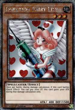 Injection Fairy Lily - Platinum Secret Rare 1st Edition RA03-EN117 - NM - YuGiOh - Image 1