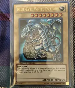Blue-Eyes White Dragon LC01-EN004 Yu-Gi-Oh Legendary Collection Scratches - Image 1