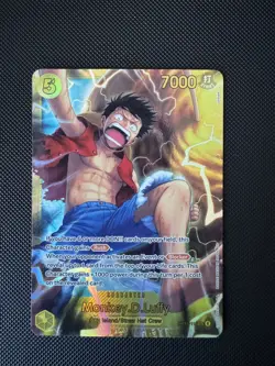 Monkey D. Luffy OP15-119 SEC Adventure on KAMI's Island One Piece Card Game 🐒✏ - Image 1