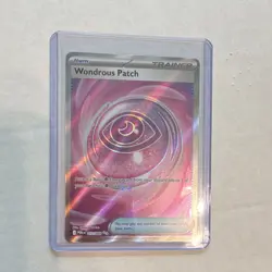 Pokemon TCG Wondrous Patch 117/098 POR Trainer Item Holo Card English - Image 1