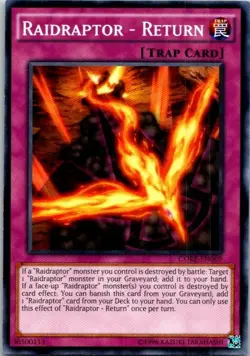 Raidraptor - Return CORE-EN069 Yu-Gi-Oh! Card Light Play Unlimited - Image 1