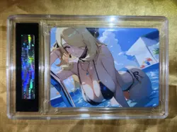 CYNTHIA Pokemon Waifu Goddess Refractor Card CUSTOM MADE Black Label - Image 3