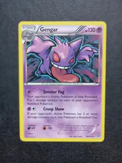 Pokemon Gengar Card 60/162 Breakthrough Common Non-Holo 2015 - Image 1