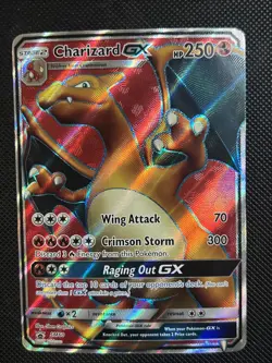 Charizard GX SM60 Full Art Holo Card Pokemon TCG Card Rare SM Promos NM/LP - Image 1