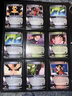 Score Dragon Ball Z CCG Mixed Lot 2000 Cards Goku Vegeta Foil & Regular Vintage - Image 4