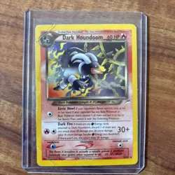 DAMAGED Lot of 5 Vintage Holo Pokemon Cards - Raichu / Dark Houndoom + More - Image 4