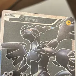 Zekrom 114/114 - Black & White Base - Full Art Holo Rare Pokemon Card - SEE PICS - Image 3
