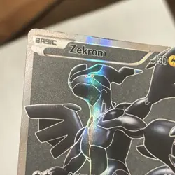 Zekrom 114/114 - Black & White Base - Full Art Holo Rare Pokemon Card - SEE PICS - Image 4