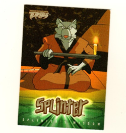 Teenage Mutant Ninja Turtles Splinter's Wisdom #1 2003 Fleer TMNT Cards - Image 3