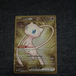 Pokemon TCG Mew ex 205/165 Sv: Scarlet & Violet 151 Hyper Rare Holo 180 HP Card - Image 1