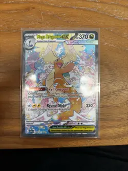 Pokemon Mega Dragonite EX Full Art Holo Ability Card 290/217 370 HP 330 Attack - Image 1