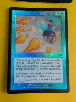 Syncopate x2. Instant. MTG Card. Odyssey.Old Border FOIL. - Image 4