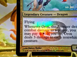 Oros the Avenger rare foil magic the gathering planar chaos trading card singles - Image 4