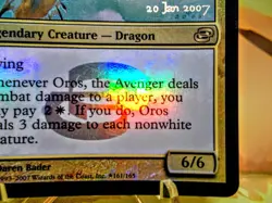 Oros the Avenger rare foil magic the gathering planar chaos trading card singles - Image 5