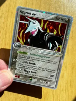 Pokemon TCG AGGRON EX 89/100 HoloFoil Ex Crystal Guardians NM/M +2 Bonus Cards - Image 3