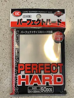 KMC Perfect Hard Sleeves - 50x - MtG Pokemon FaB One Piece - MUST BUY 2+ PACKS - Image 1