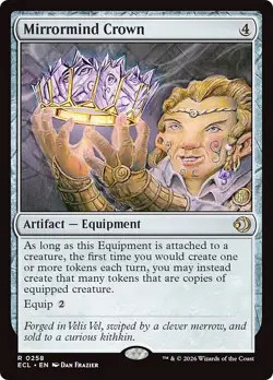 FOIL MIRRORMIND CROWN x1 mtg NM Lorwyn Eclipsed 1 Rare - Image 1