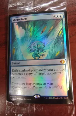 FOIL MIRRORFORM mtg SEALED Lorwyn Eclipsed Mythic Prerelease - Image 1