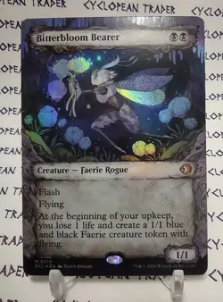 FOIL Showcase BITTERBLOOM BEARER x1 mtg NM Lorwyn Eclipsed 1 Mythic - Image 1