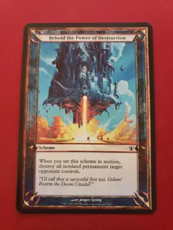 Behold The Power Of Destruction MtG Archenemy - Image 1
