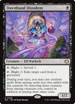 FOIL DAWNHAND DISSIDENT x1 mtg NM Lorwyn Eclipsed 1 Rare - Image 1