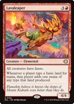 FOIL LAVALEAPER x1 mtg NM Lorwyn Eclipsed 1 Rare - Image 1