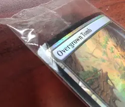 FOIL OVERGROWN TOMB mtg SEALED - DAMAGED Lorwyn Eclipsed Rare Prerelease - Image 3