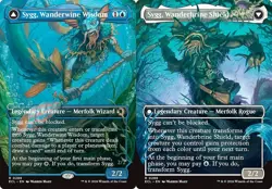 FOIL Borderless SYGG, WANDERWINE WISDOM x1 mtg NM Lorwyn Eclipsed 1 Rare - Image 1