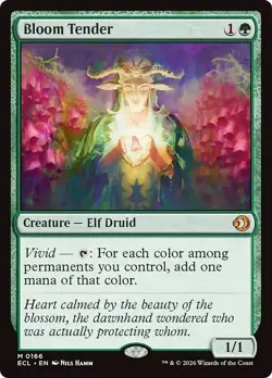 FOIL BLOOM TENDER x1 mtg NM Lorwyn Eclipsed 1 Mythic - Image 1