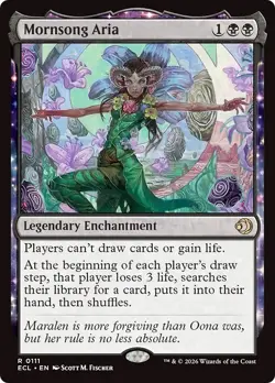 FOIL MORNSONG ARIA x1 mtg NM Lorwyn Eclipsed 1 Rare - Image 1