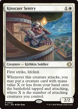 FOIL KINSCAER SENTRY x1 mtg NM Lorwyn Eclipsed 1 Rare - Image 1