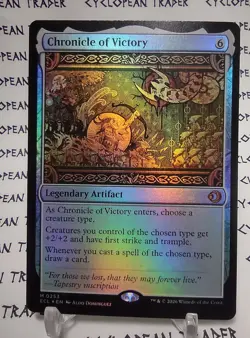FOIL CHRONICLE OF VICTORY x1 mtg NM Lorwyn Eclipsed 1 Mythic - Image 1